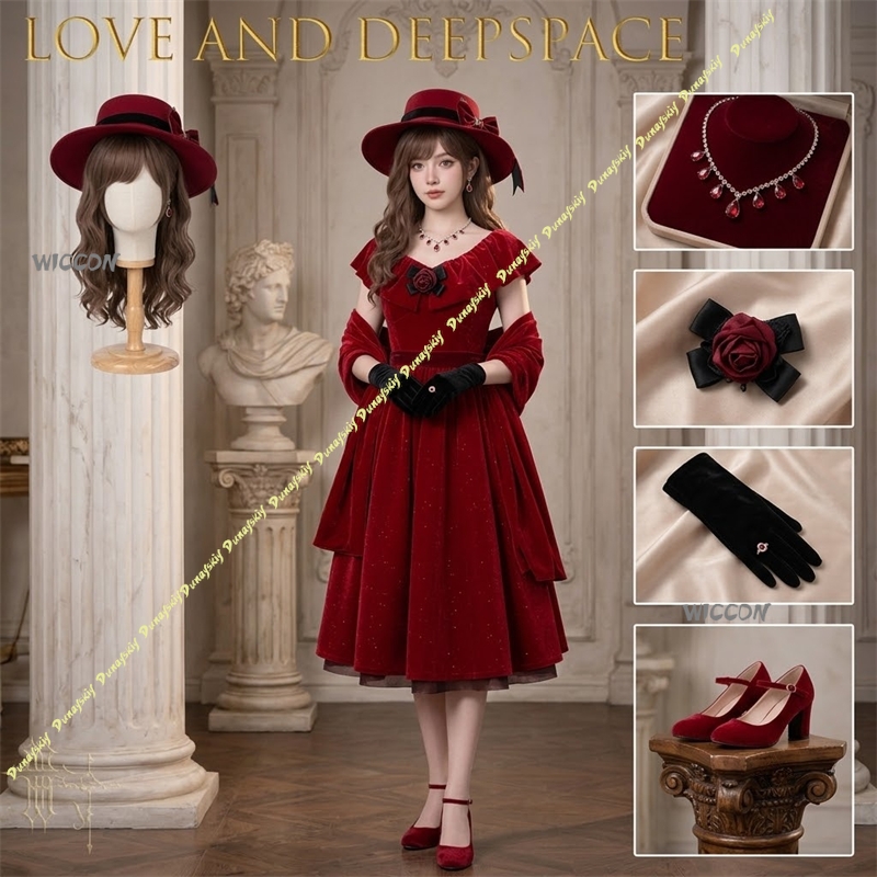 Evening Gown - Burning Wine Ashes Shadow Cosplay Game