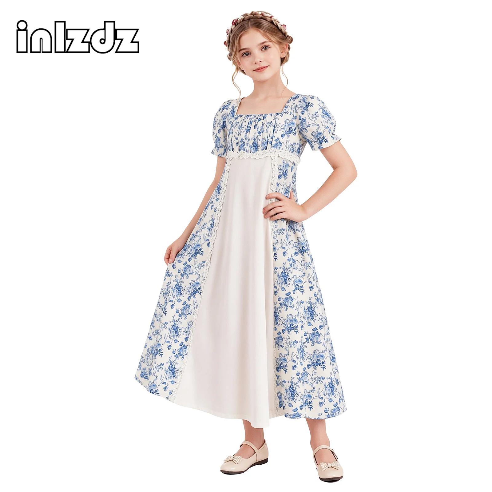 Kids Girls Renaissance Medieva - Lace Dress ulasan dan harga