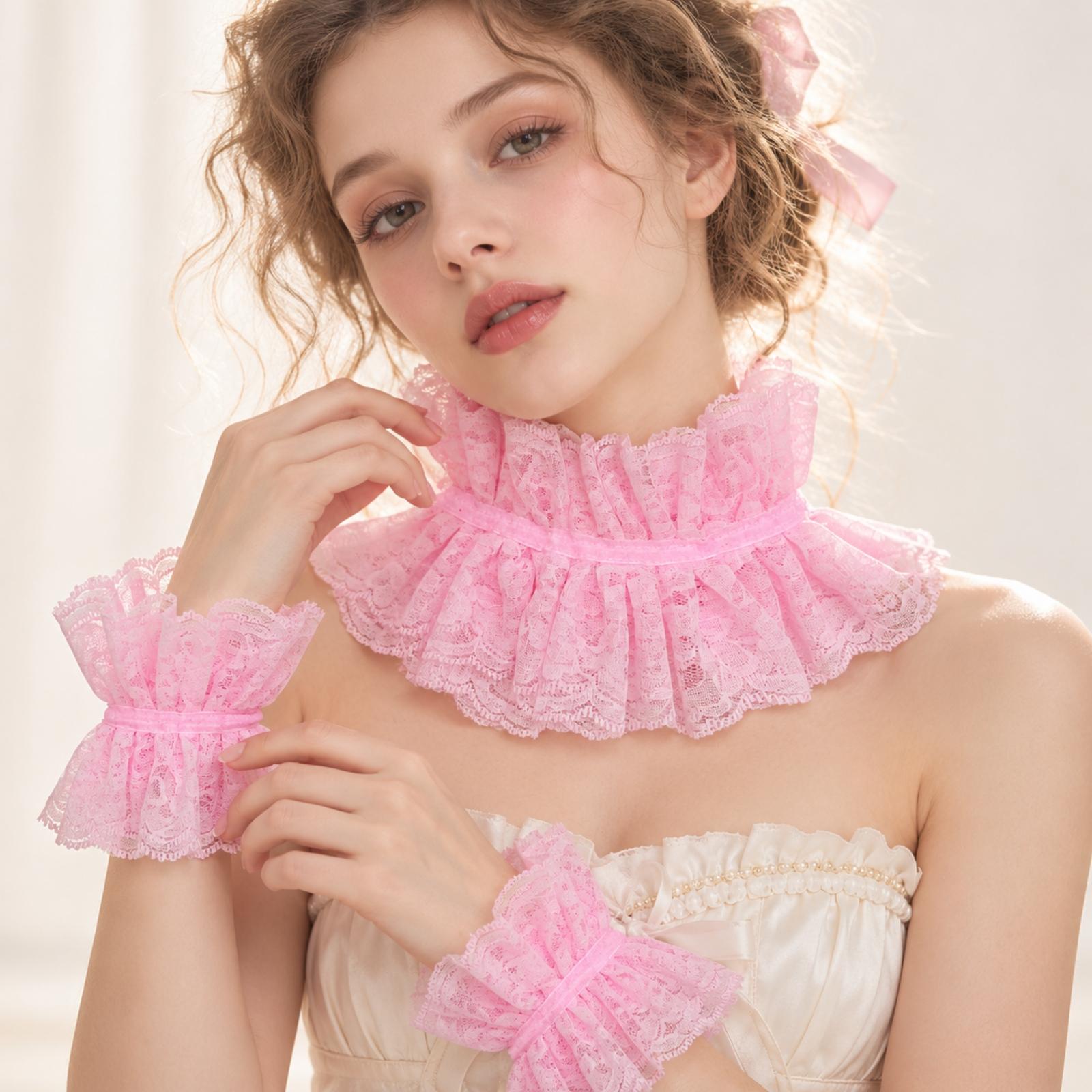 Ornate Women Lace Collar and C - Lace Dress ulasan dan harga