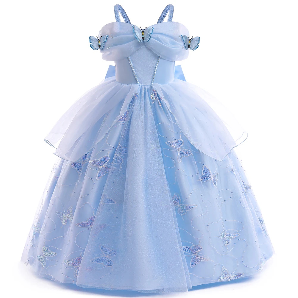 Cinderella Girls Blue Cosplay  - Evening Gown ulasan dan harga