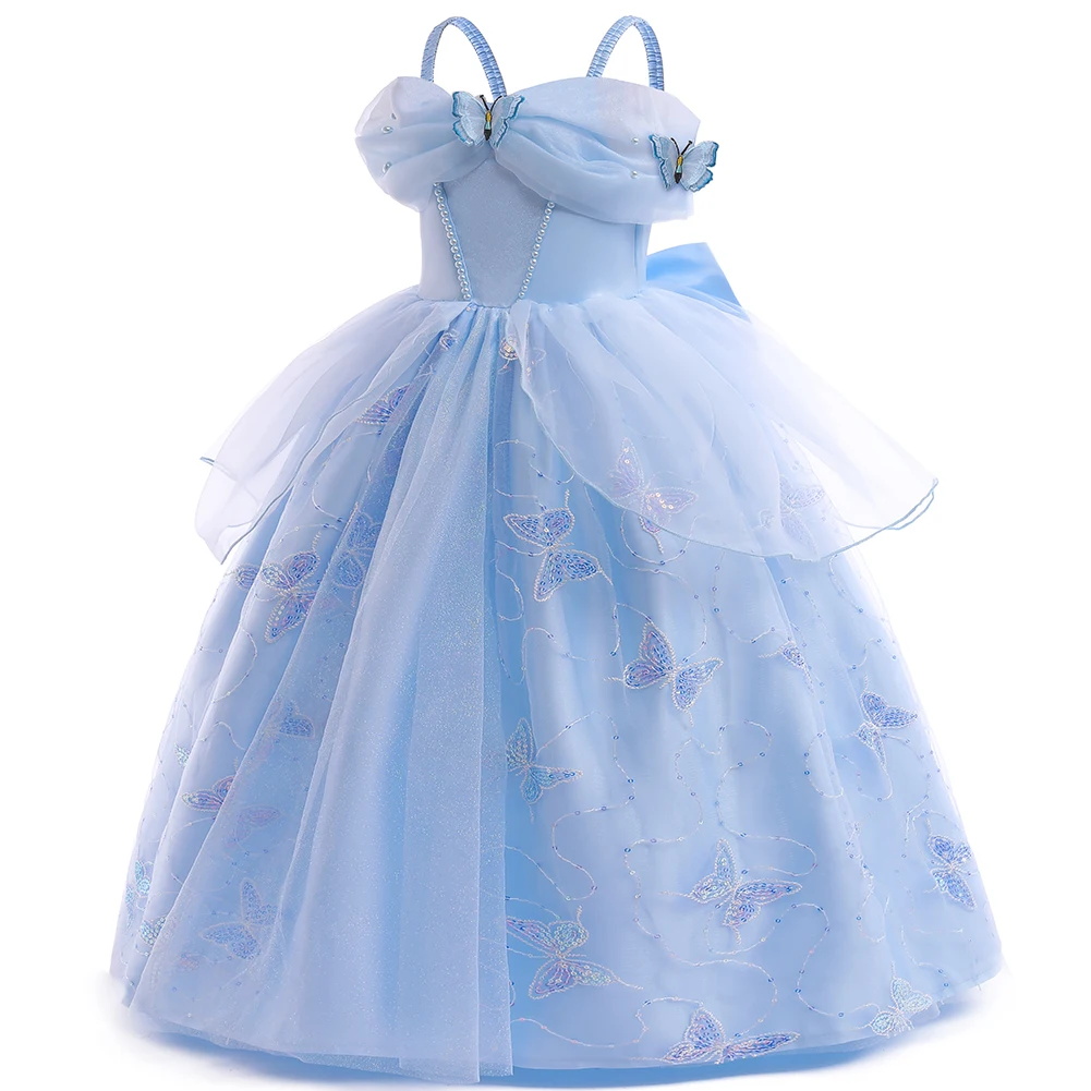 Cinderella Girls Blue Cosplay  - Evening Gown ulasan dan harga
