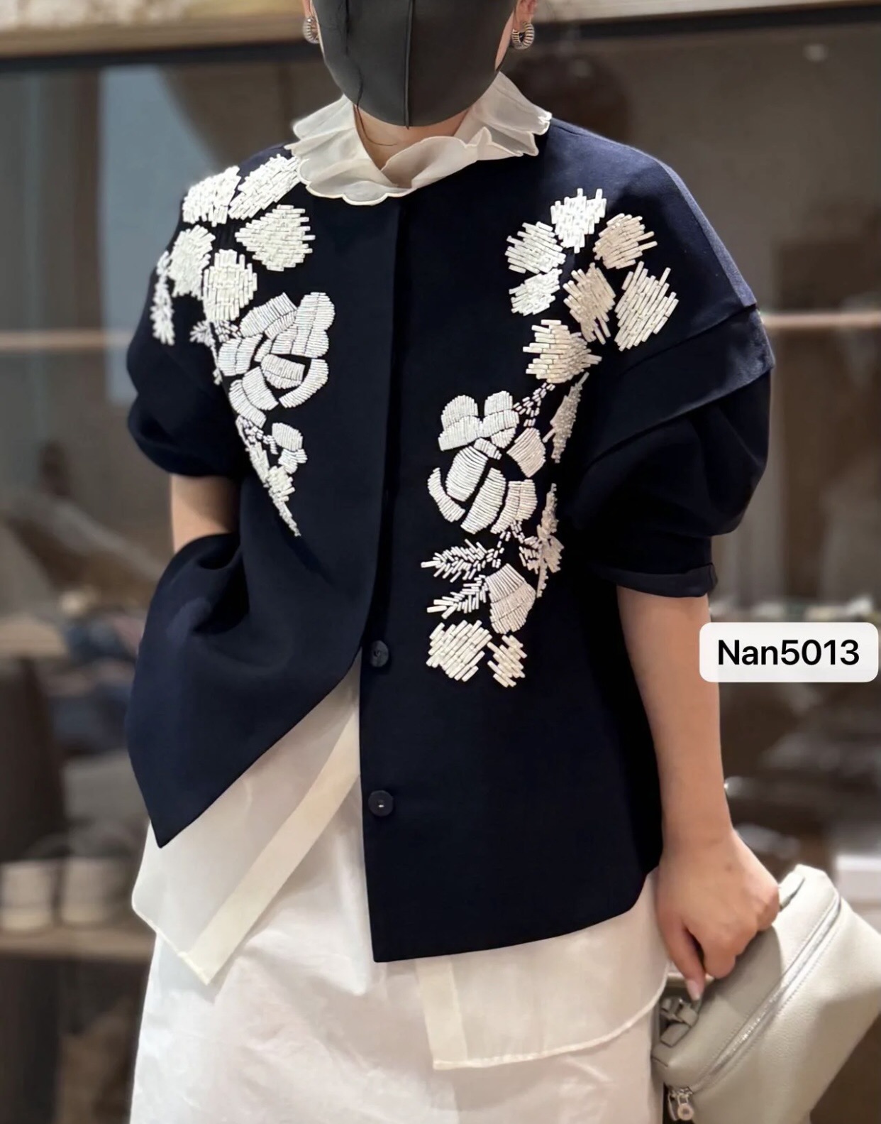 Haute Couture 3D Flower Silk B - Womens Blazer ulasan dan harga