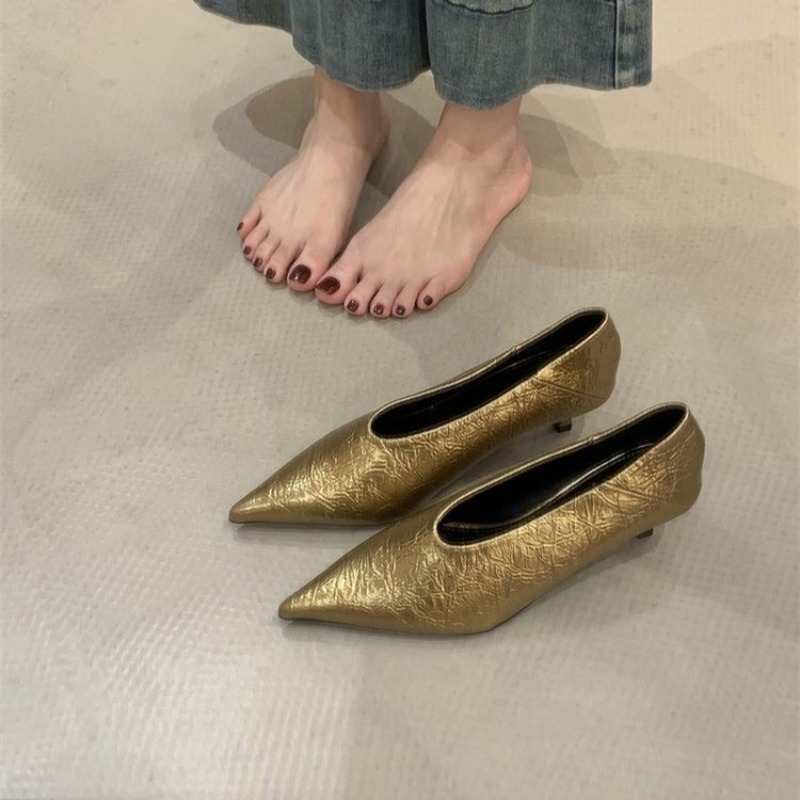 2025 Autumn New Commuter Wind  - Womens Heels ulasan dan harga