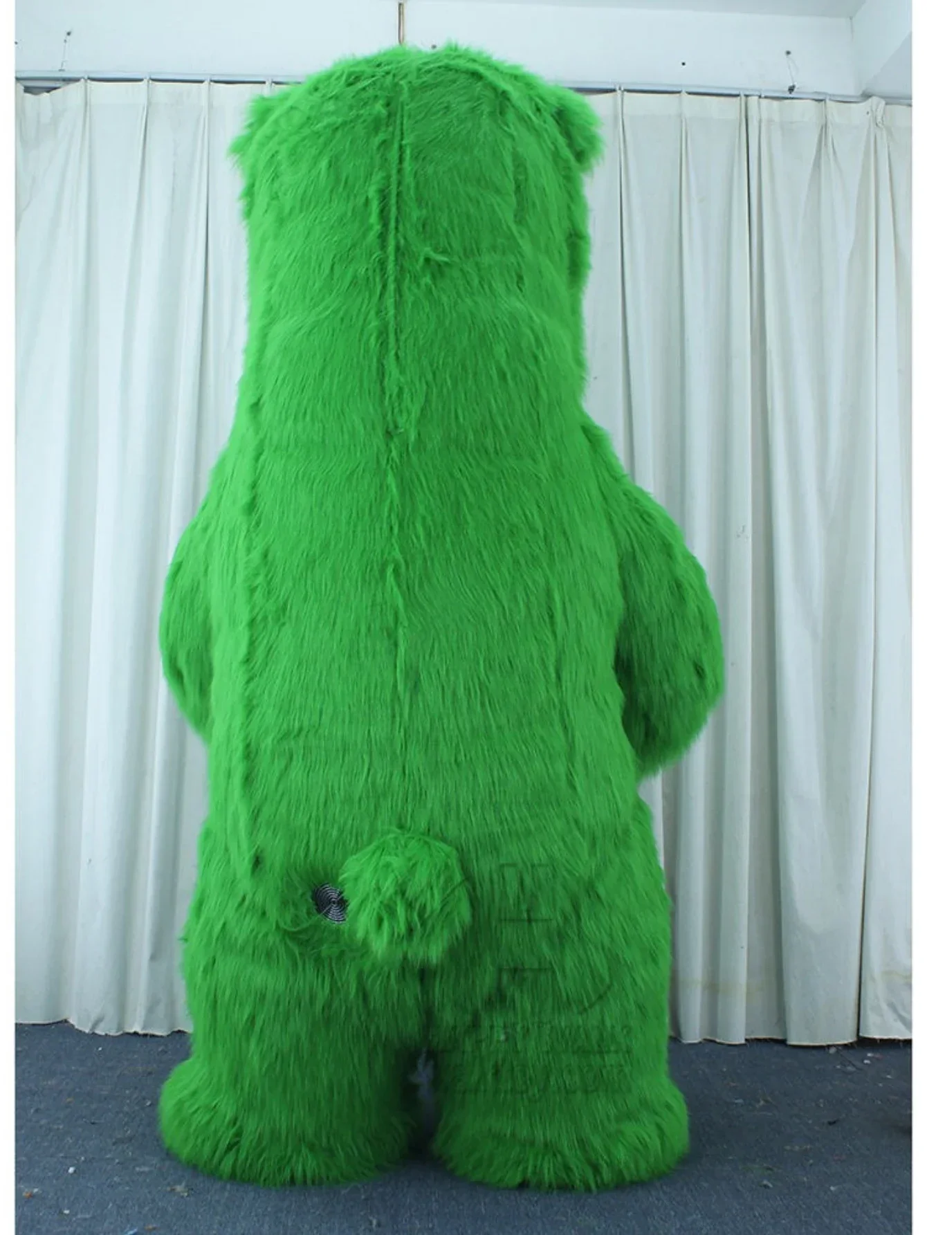 Furry Green Bear Inflatable Ma - Wedding Dress ulasan dan harga