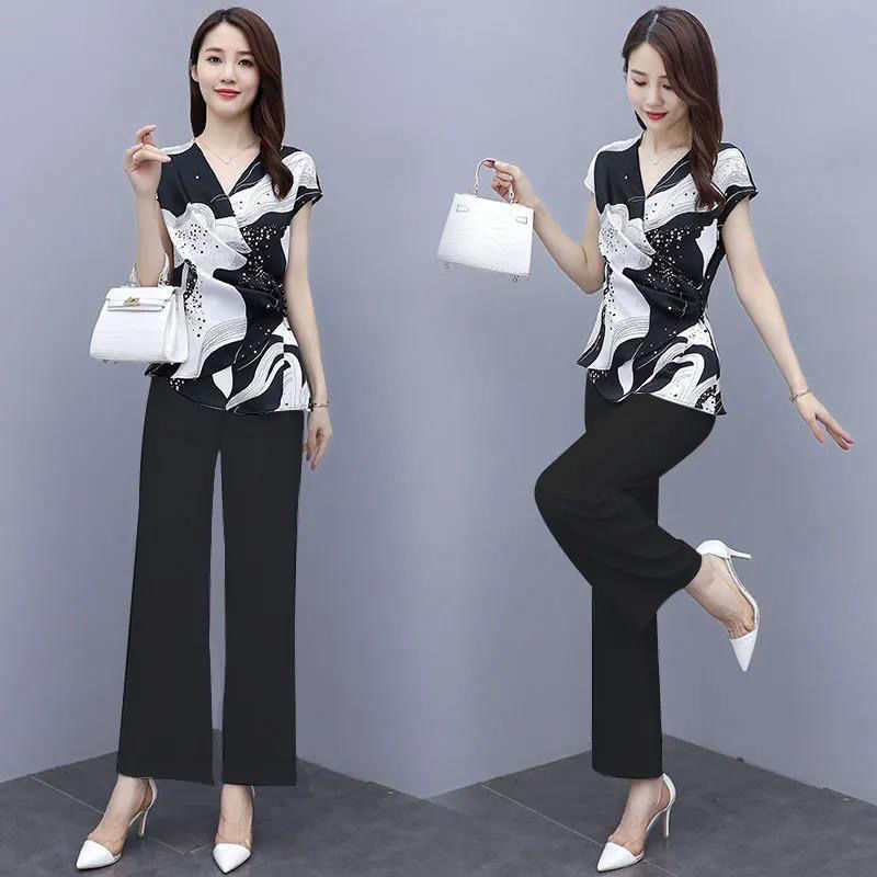 Summer 2025 Pant Sets for Wome - Tailored Trouser Wide ulasan dan harga