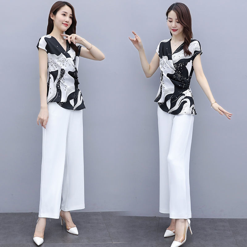 Summer 2025 Pant Sets for Wome - Tailored Trouser Wide ulasan dan harga