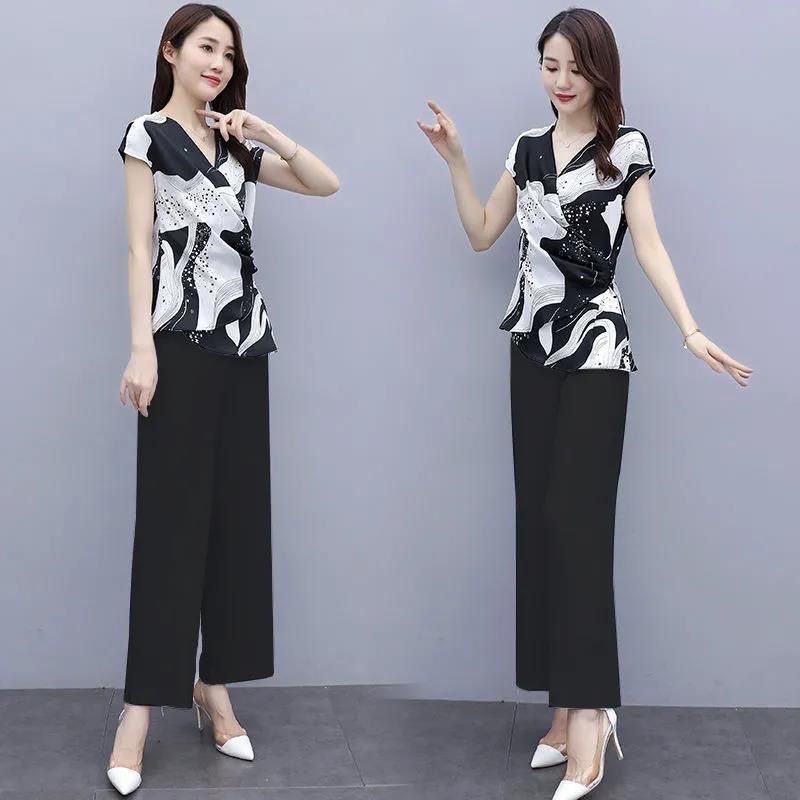 Summer 2025 Pant Sets for Wome - Tailored Trouser Wide ulasan dan harga