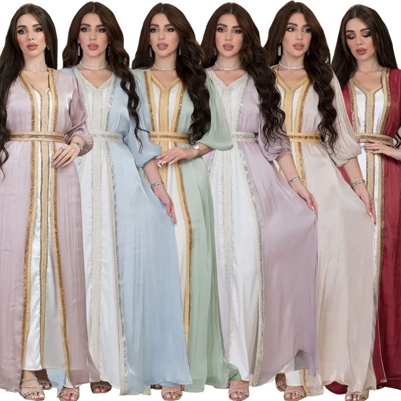 Lavender Sequin Dress V Neck P - Formal Dress ulasan dan harga