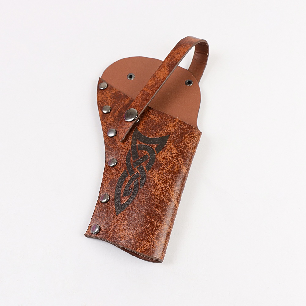 Halloween Medieval PU Leather  - Lace Dress ulasan dan harga